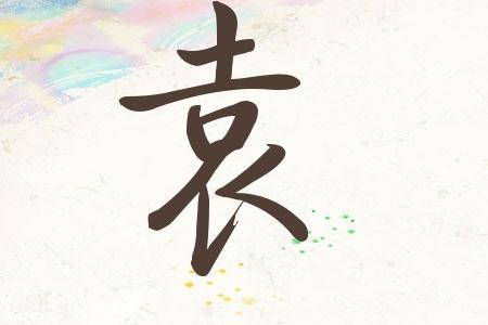 1.考虑袁姓的特点