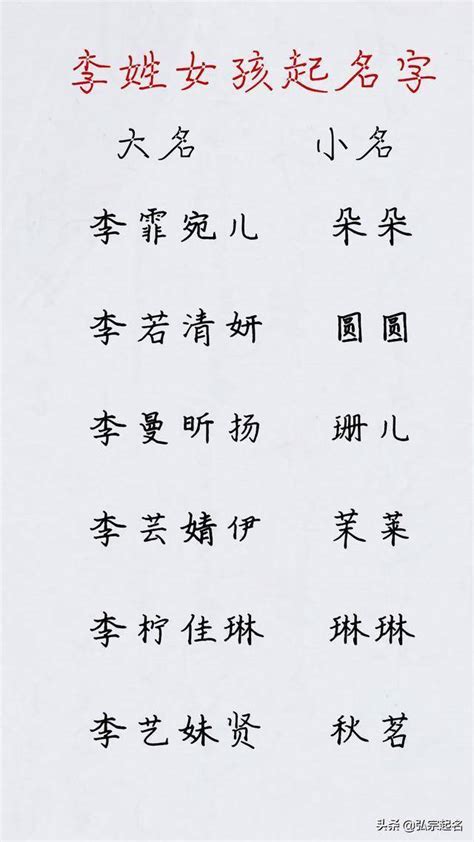 女孩起名字