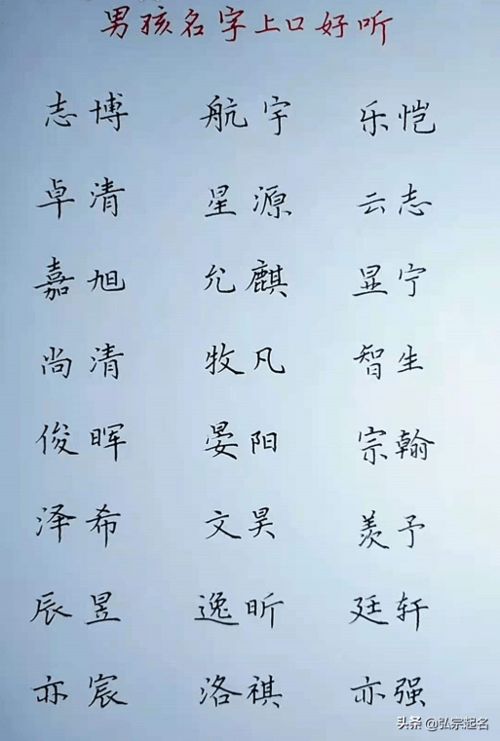 姓伍的男孩名字霸气