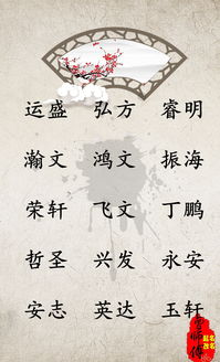 男孩有涵养的名字