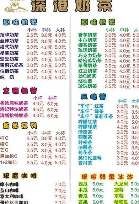 奶茶店起名字创意
