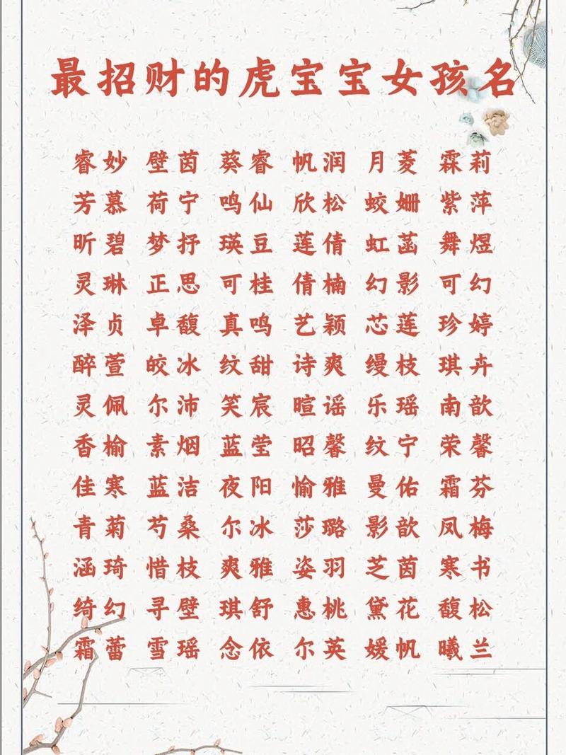 2022年6月男孩起名虎年宝宝