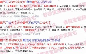 **霸气起名探索公会名字大全的文化魅力**
短视频