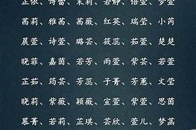 取名字的好名字