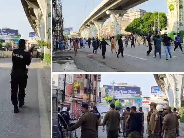 拉瓦尔品第成为pti与警察冲突的战场