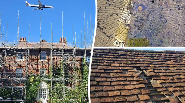 豪宅业主称，低空飞行的飞机产生的厕所垃圾正在破坏价值300万英镑的建筑