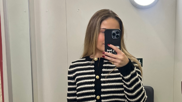 玛莎百货华丽的富家女开衫是我秋冬的新主打