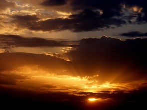 日落余晖，探索唯美诗句中的日落之美